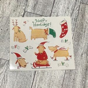 Christmas holidays dog scrapbooking stickers new